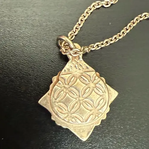 Vintage 925 Sterling Silver Toujours l’ Amour Always Love 16” Necklace 6g.