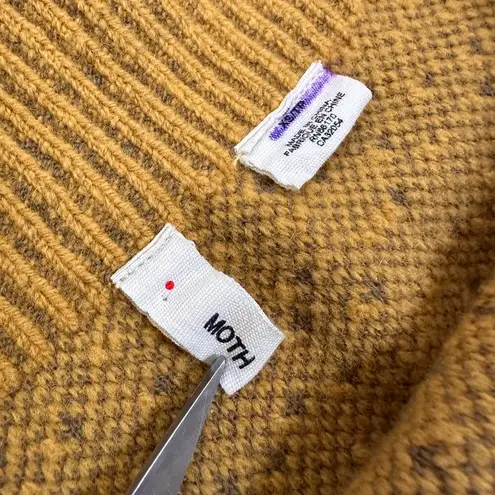 Anthropologie x MOTH Stretch Knit Aline Skirt Size XS Yellow