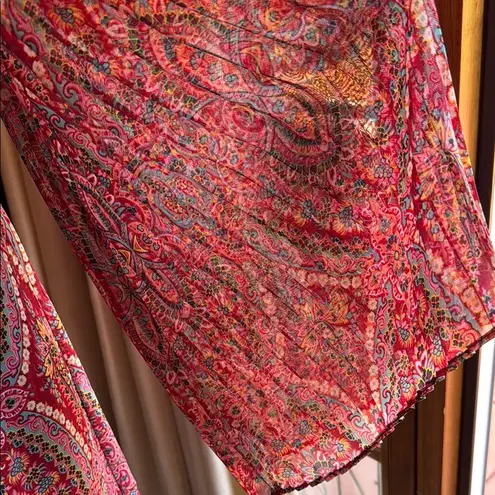 Fire Los Angeles Red and Pink Sheath Cocktail Dress