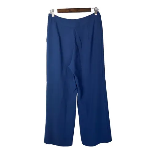 Julie Brown NEW Blue High Rise Wide Leg Ahoy Pant Marine Blue 6