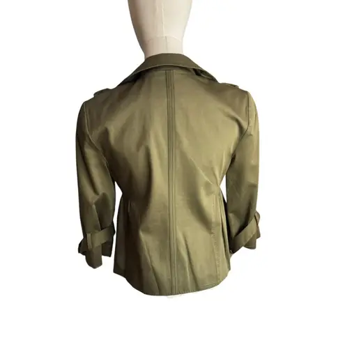 Cynthia Steffe Vintage Olive Green Military Style Blazer Jacket Women’s XS