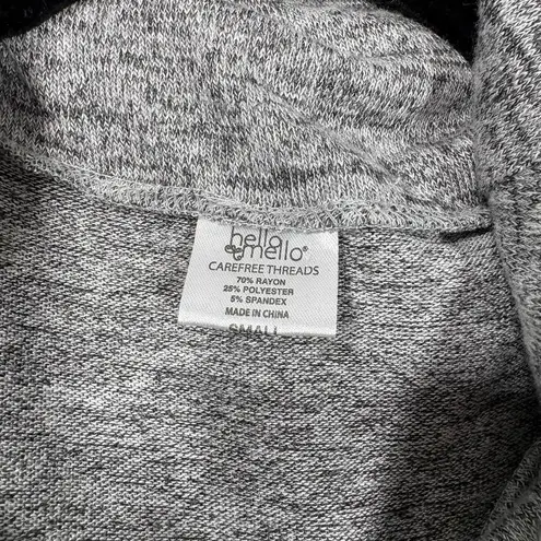 Hello Mello Women's Gray Cowl Neck Sweatshirt