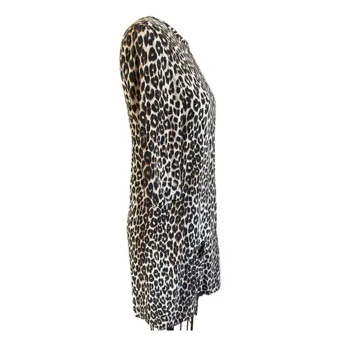 Equipment Aubrey Dress Silk Leopard Cheetah Relaxed Shift Dress Size Small