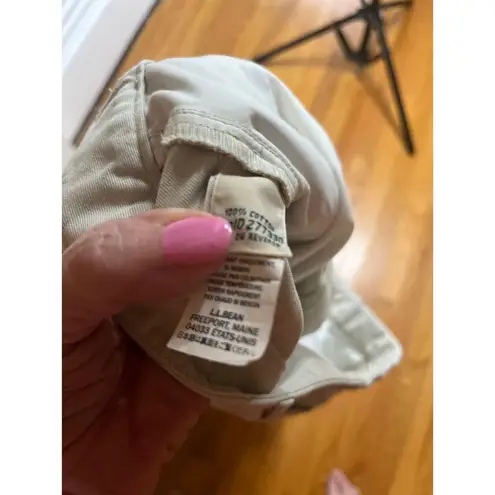 L.L.Bean Classic Fit Khaki Pants Chinos 16 M/T Adjustable Waist Tan