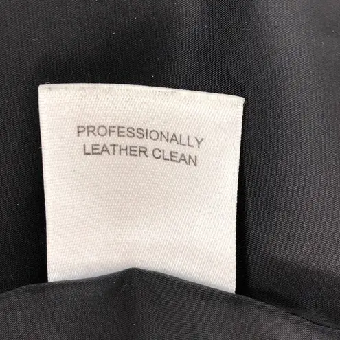 Classiques Entier Leather Wool Jacket Black XS