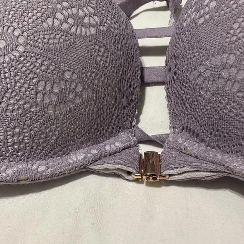 Victoria's Secret Victoria’s Secret Very Sexy Purple Lace Push Up Bra 32D Strappy Racer Back