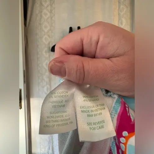 Lilly Pulitzer 🔥Lily Pulitzer Skipper Popover Underwater Escape. 3/4 zip coral design. - Image 5