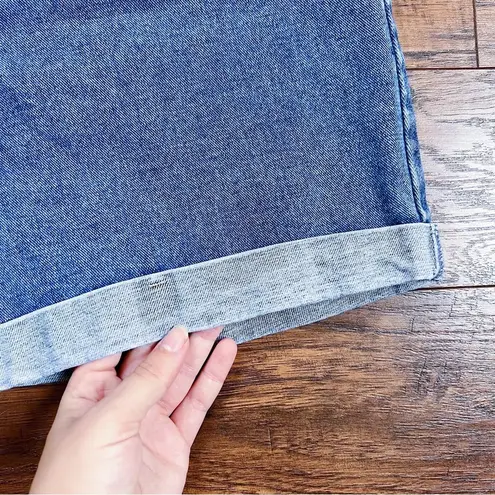 Route 66 • vintage 90s denim shorts cuffed high rise mom jean relaxed fit rigid