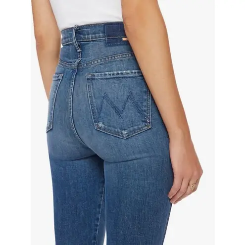 đŸ’•MOTHER SUPERIOR High Waisted Dazzler Double Heel Jeans ~ Morning Chores 30 NWT Blue