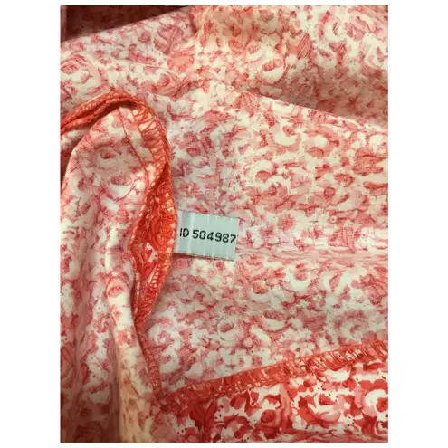 Krass&co Venezia Jeans Clothing Dress Womens 16 Floral V Neck Sleeveless Tank Red