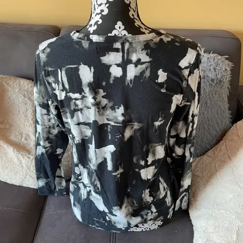 Simply Vera VERA WANG Black&White Top Size PL