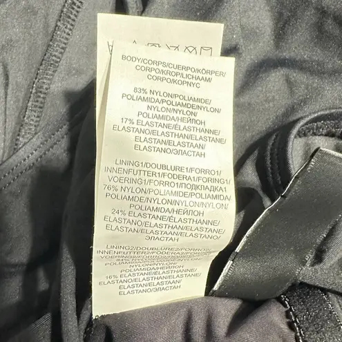 La Blanca Black Goddess One-Shoulder One-Piece Swimsuit Women's Size 12 NWT