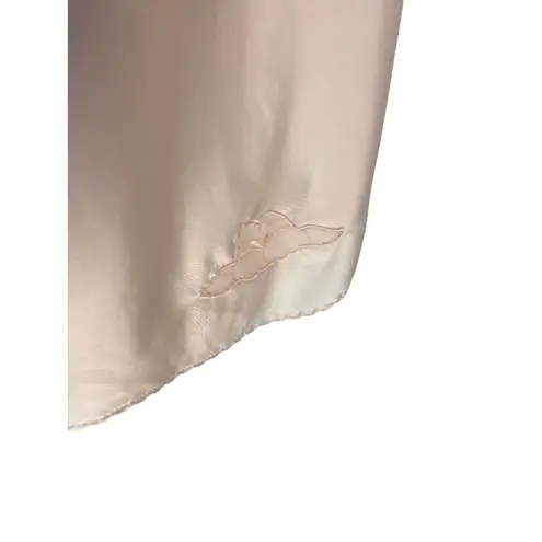 Bali Appliqué Slip Skirt Pink Size M Minimalist Vintage 80’s Quiet Luxury Boho Size M