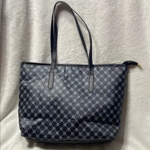 Stylish Black and Gray Tote Bag
