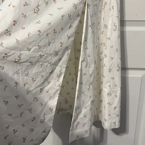 Babyboo Deanna Midi Dress Blush Floral Print Size XS NWT White