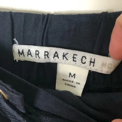 Marrakech Wide Leg Gaucho Pants Blue Size Medium