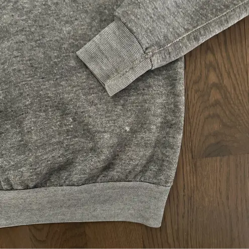 Vintage New York University Crewneck Raglan Sweatshirt Heather Grey Size Medium Gray