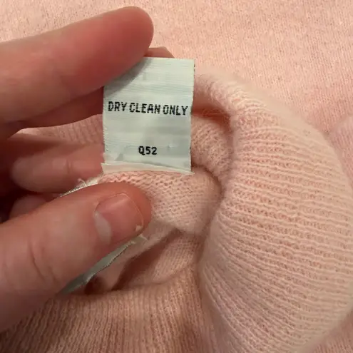 CS International Soft Pink Quiet Luxury Light Academia Coquette Angora Sweater M Size M - Image 7