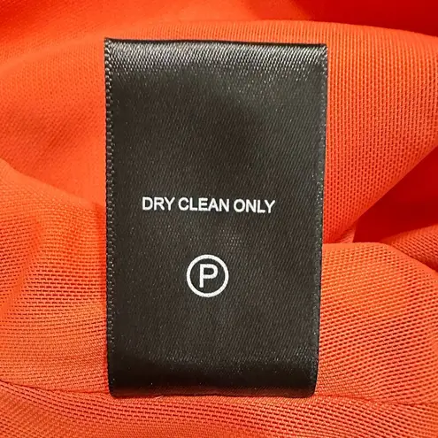 Michael Costello x REVOLVE Kolt Mini Dress Women's XL Orange One Shoulder Cutout