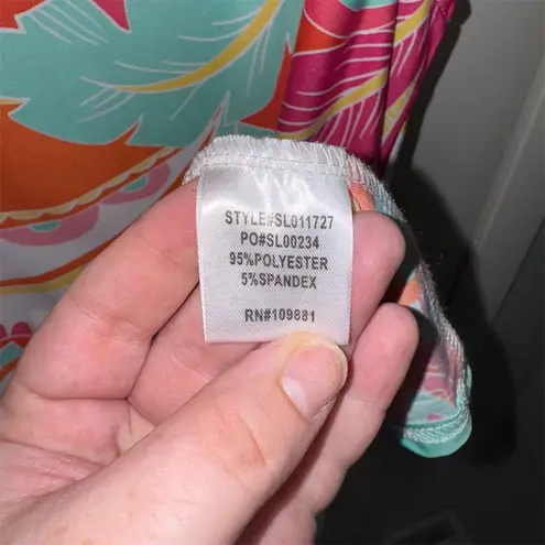 Sunny Leigh Women's S Multicolor Floral Sleeveless Tank Top Casual