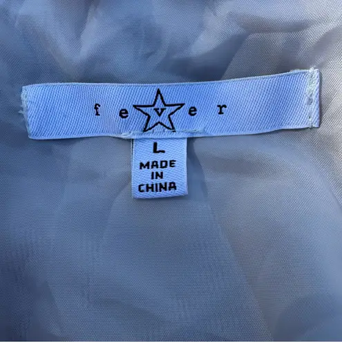 FEVER Faux Fur Zip Front Soft Shaggy Cowl Neck Vest Ivory Lined Pockets Size L Size L