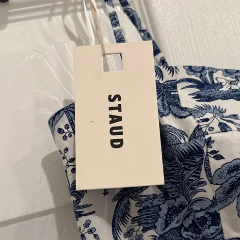 BNwT Staud Blue and White Federico Toile Tank Top Size Large