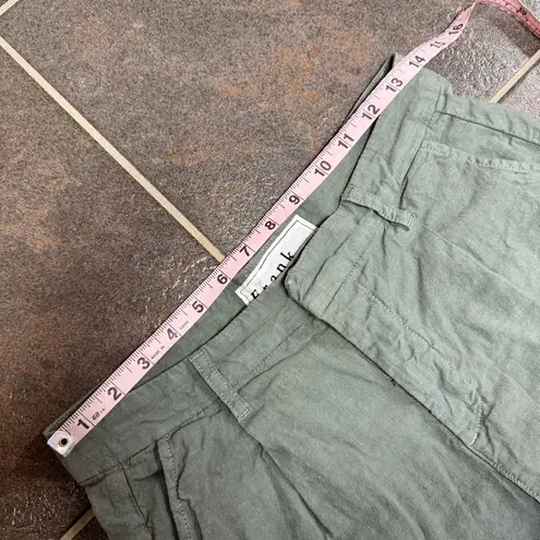 Frank & Eileen Waterford Shorts Linen Blend Light Green 4