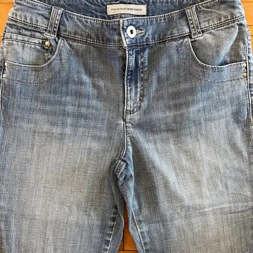 Chico's Super Cute Chico’s Platinum Crop Jeans!