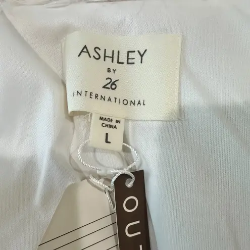 Ashley by 26 International New NWT Faux Fur Longline Vest Size Large