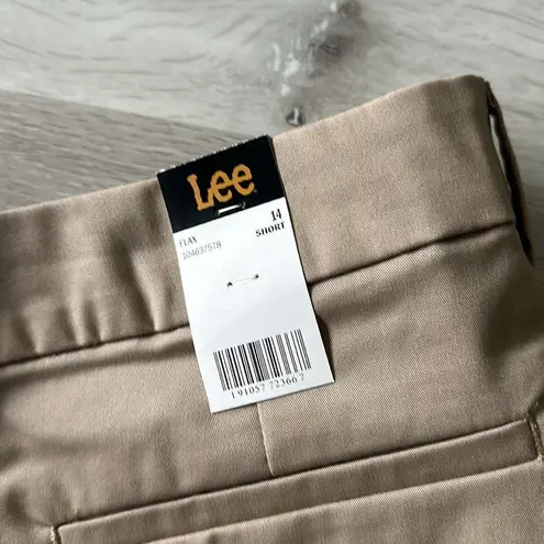 Lee Wrinkle Free Relaxed Fit Pant Flax 14S NWT