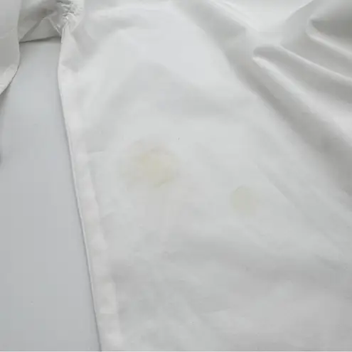 CELINE Authentic Elegant Phoebe Philo Poplin White Blouse