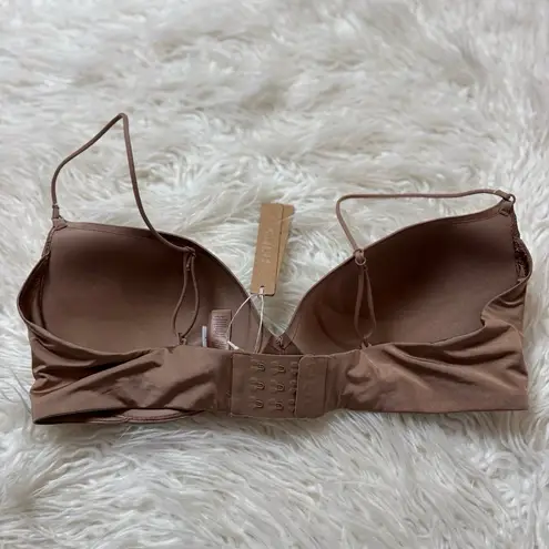 SKIMS Wireless Form Micro Strap Plunge Bra Sienna Size 36C