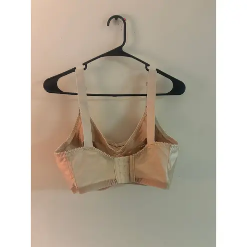 Vintage Le’ Unique 34GG Full Support Bra | Satin Beige Bullet Bra Style Size undefined