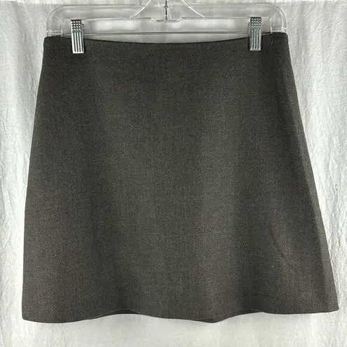 Wilfred Aritzia  Classic Mini Skirt in Brown