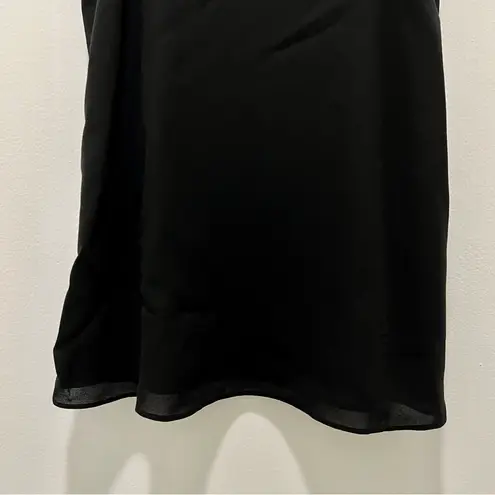 Alexander McQueen Lace Trim Silk Camisole in Black, Size 38, NWT