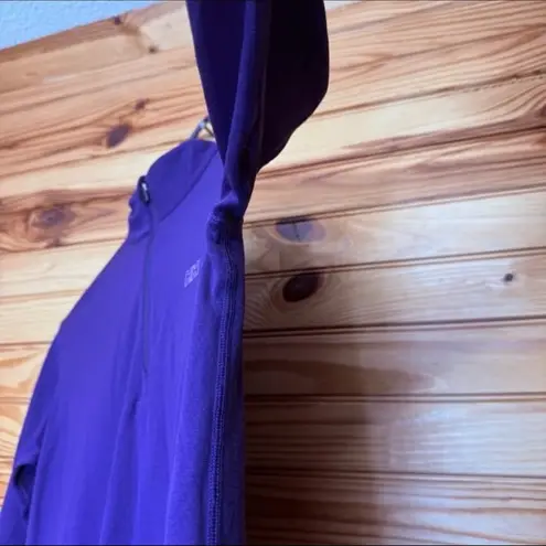 Helly Hansen Purple 1/4 Zip Snowflake Ski LIFA Base Layer Jacket Medium