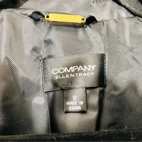 Ellen Tracy Genuine Leather Jacket Black Size S