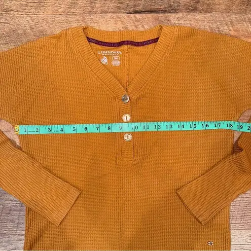 Legendary Whitetails Women’s Solstice Henley Tunic Waffle Knit Henley Shirt Tan