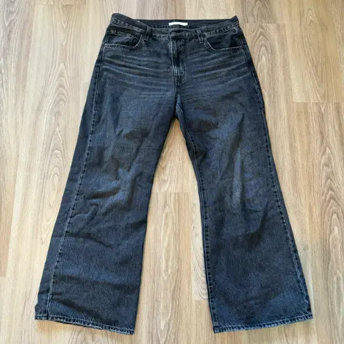 Levi's Baggy Boot Black Jeans