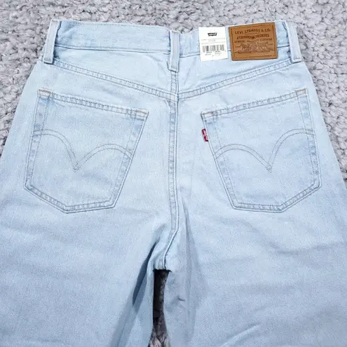 Levi's Levi’s Premium Baggy High Water Wide Leg Cropped Jeans Size 27 x 26 Light Wash