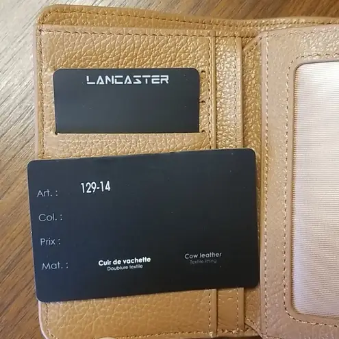 đź’•LANCASTER PARISđź’• Alena Leather Foldover Wallet