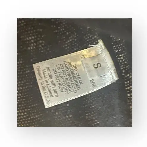 Lauren Moshi ᨎ Ladona X White Mouth Lightweight Knit Cashmere Sweater ᨎ Black S