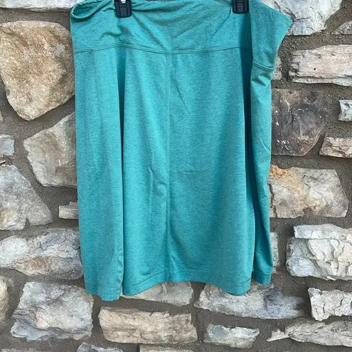 Patagonia  teal blue pencil casual skirt size large