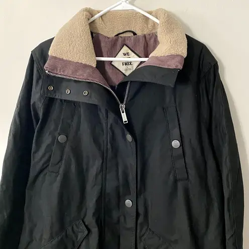 Free People NWOT    Juki Waxed Parka