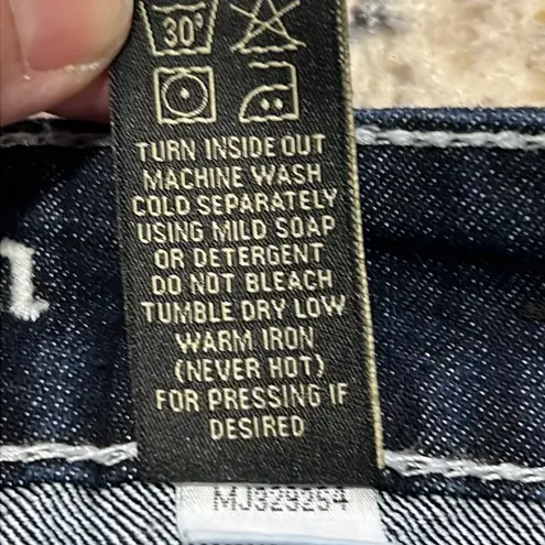 Love Nation Premium Jean, Bootcut, Bling Flap Pockets, Size 6