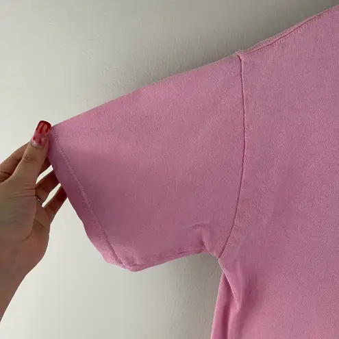 LIVE OUT LOUD Y2K Pink Good Sister Or The Evil One Short Sleeve Graphic Tee