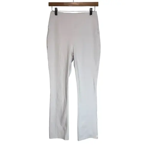 Halara White Athleisure High Waisted Pants Snap Button Detail Size M