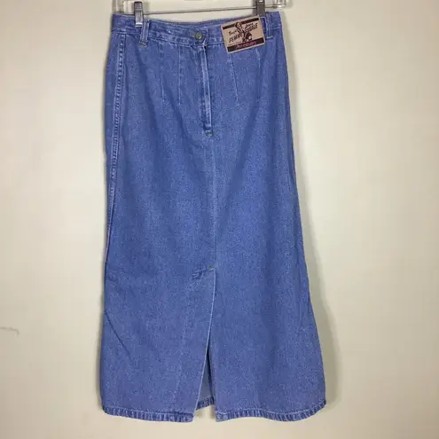 No Excuses Women’s Vintage Maxi Denim Skirt Size 9/10