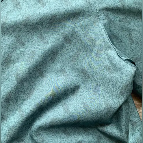 Vintage Claude Harvey Paris Teal Blue Rain Jacket Trench Coat L Green Size L