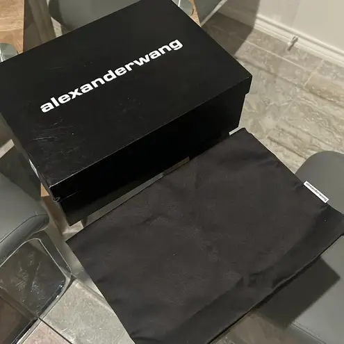 Alexander Wang Delphine 85 Crystal Stud Pump, Black Size 38 New in Box